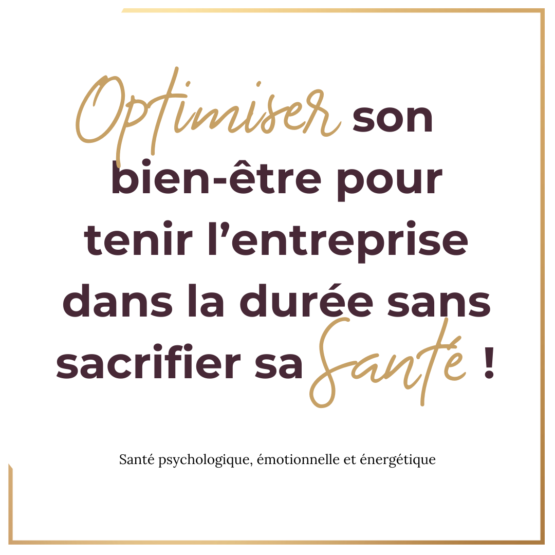 Optimiser son bien-être entrepreneurial Optimiser son bien-être entrepreneurial